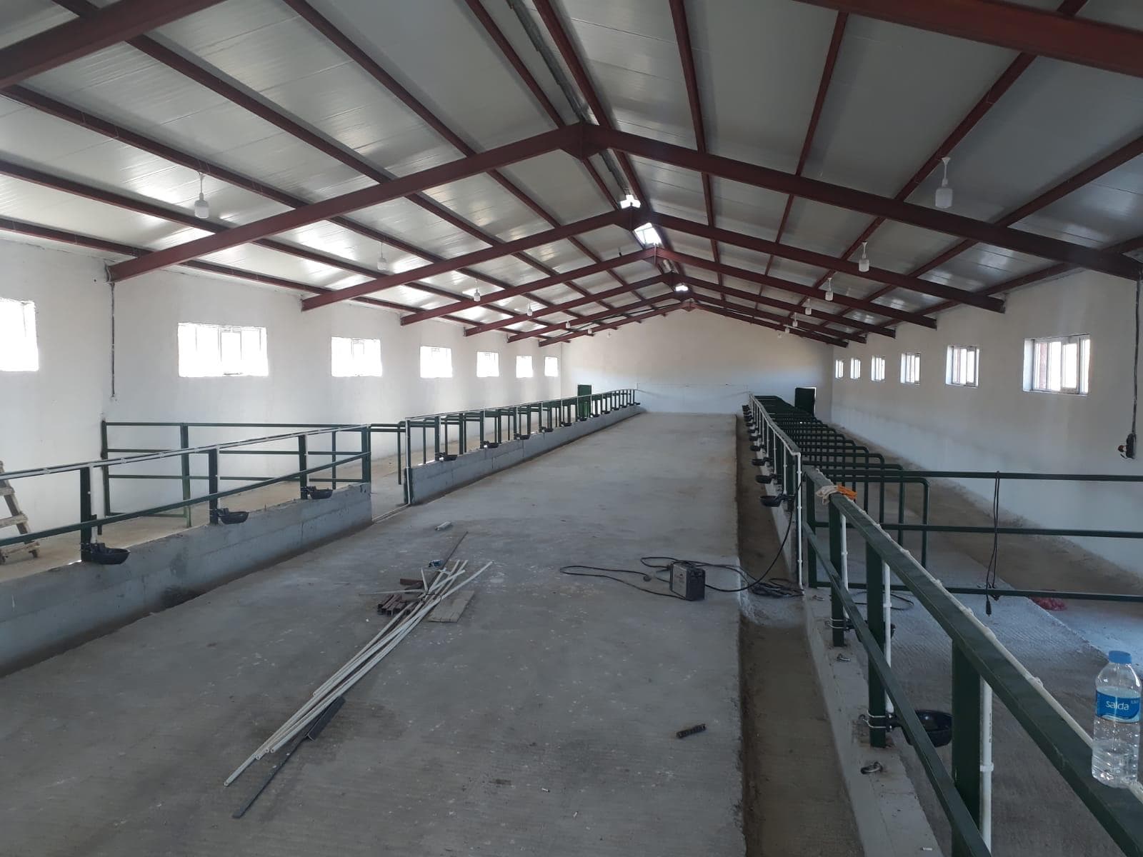 300m2 Beşik Çatı Ahır Projesi (Pasinler/Erzurum)