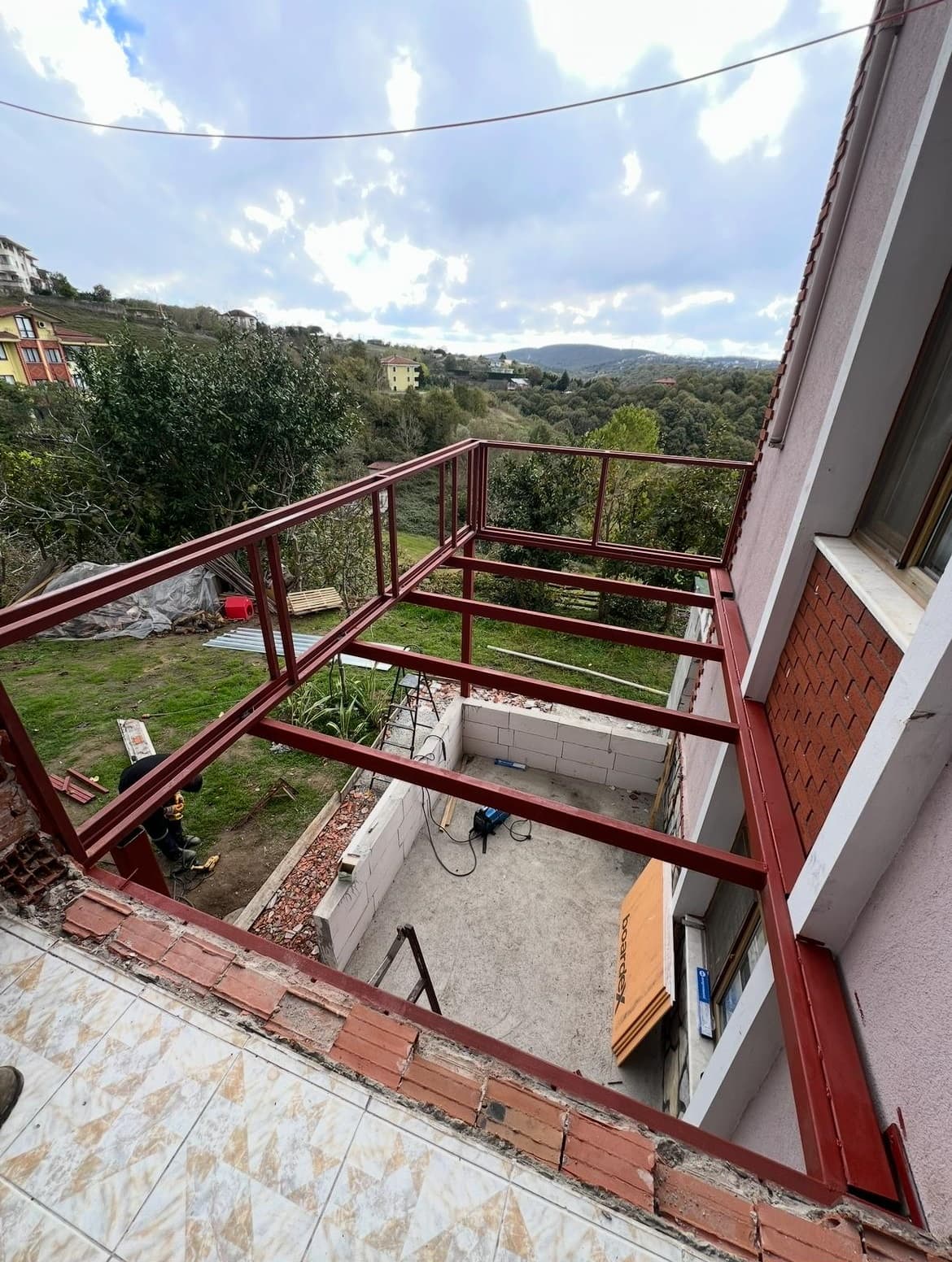 Villa Çelik Balkon Uzatma ve Asma Kat Projesi (Beykoz/İstanbul)
