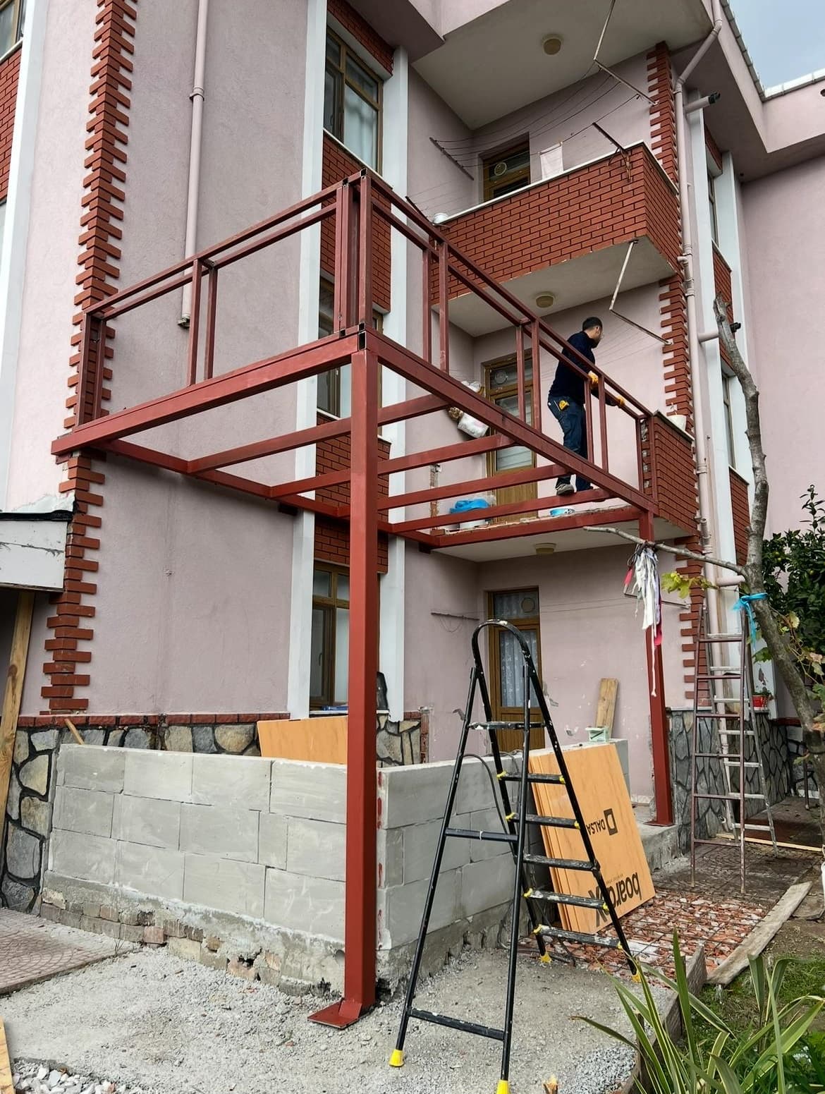 Villa Çelik Balkon Uzatma ve Asma Kat Projesi (Beykoz/İstanbul) thumbnail 4