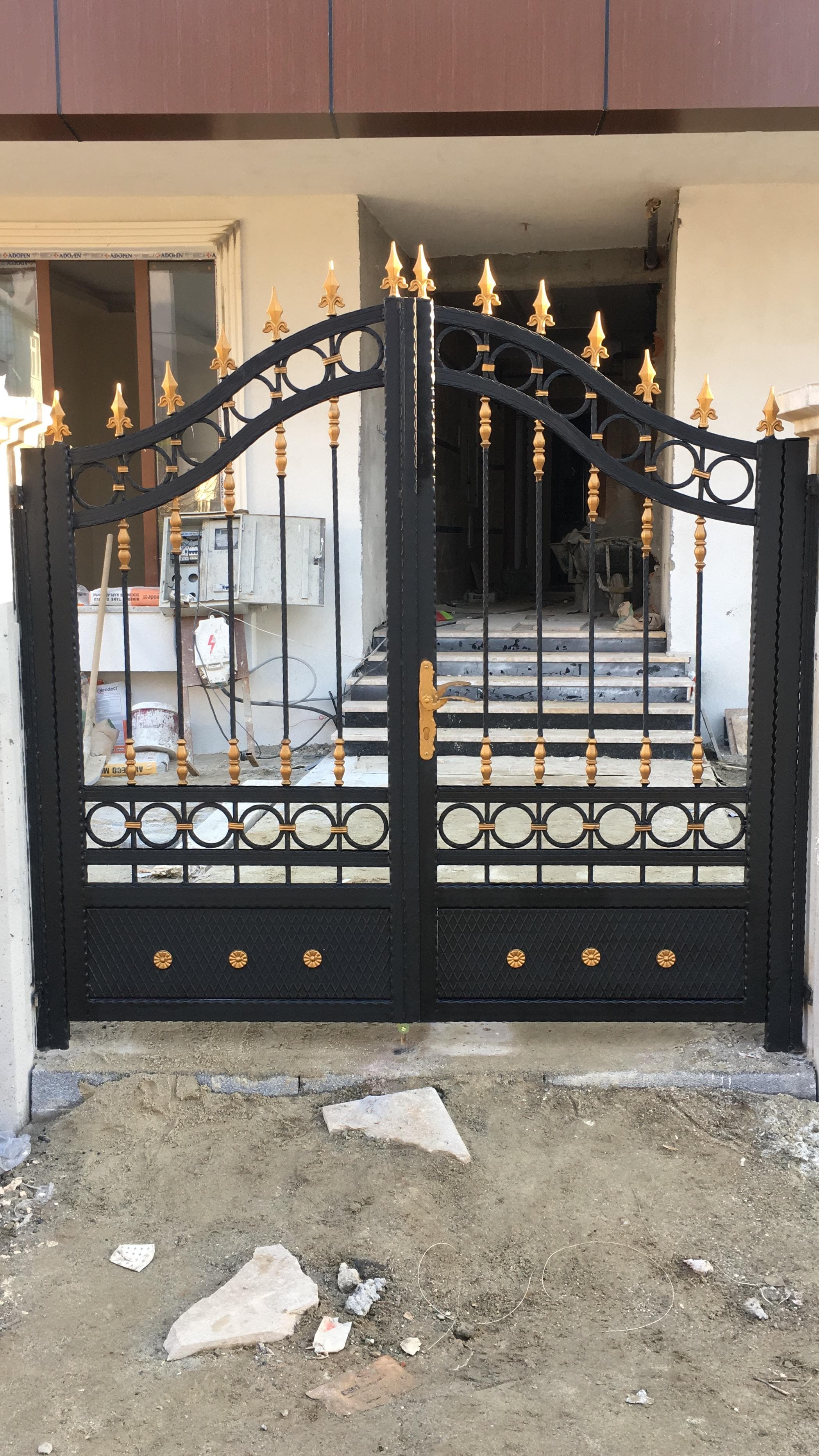 Özenle Seçilmiş Ferforje Motifli Bahçe Kapısı Projesi (Sultanbeyli/İstanbul) görsel 1