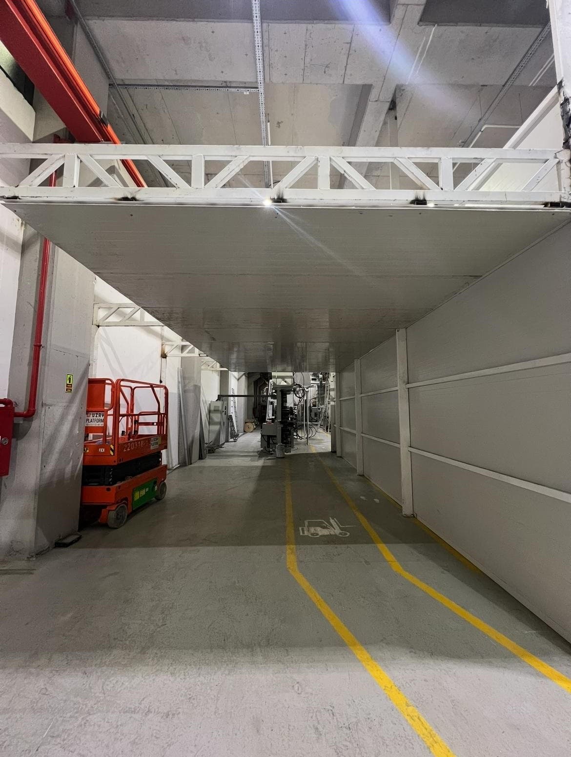 TAB Pharma Mimarlık Makas Taşıyıcılı Çelik Asma Kat Projesi (Tuzla/İstanbul)