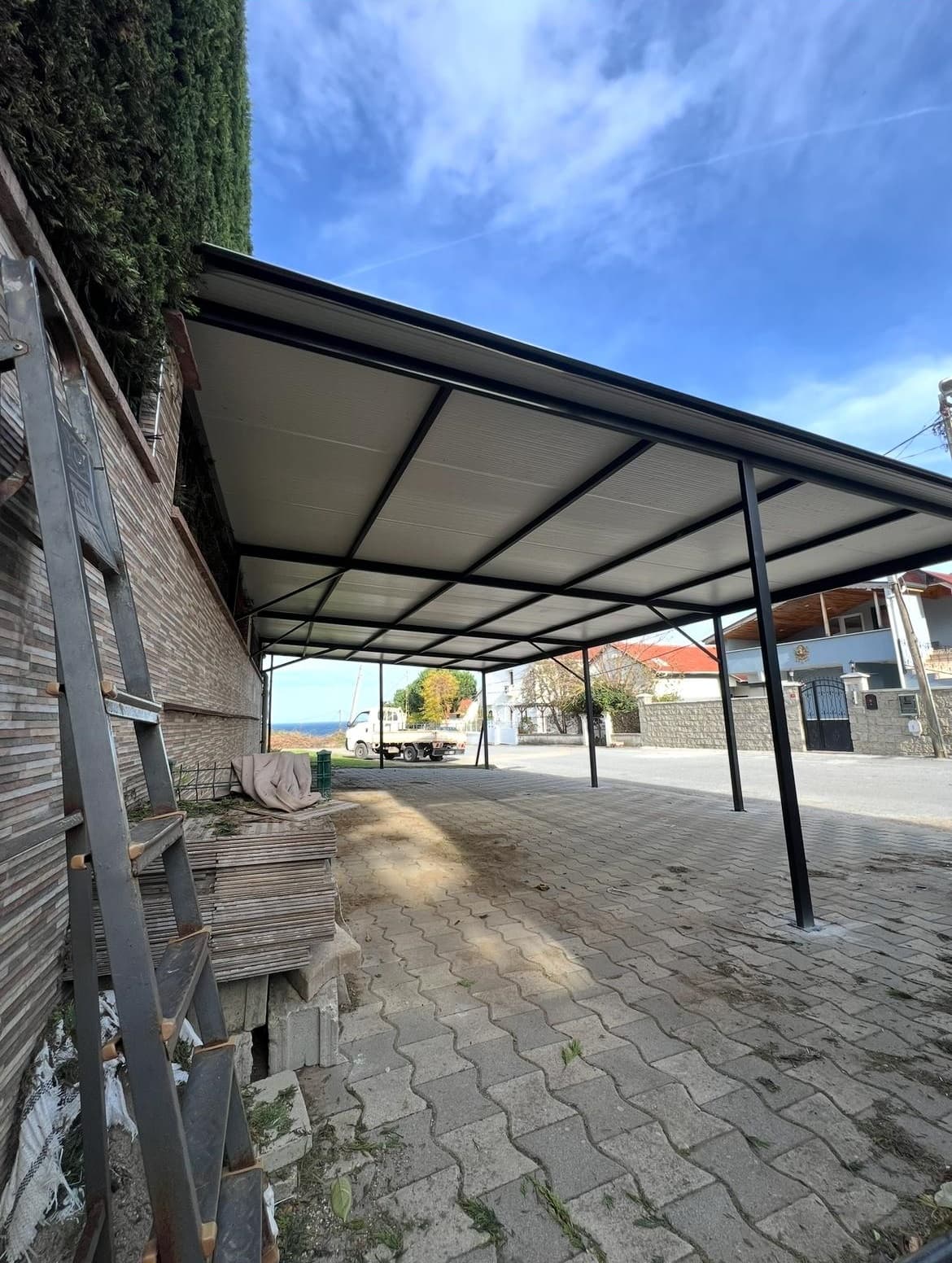 Villa Garaj Sundurma Çatı Projesi (Şile/İstanbul) görsel 1