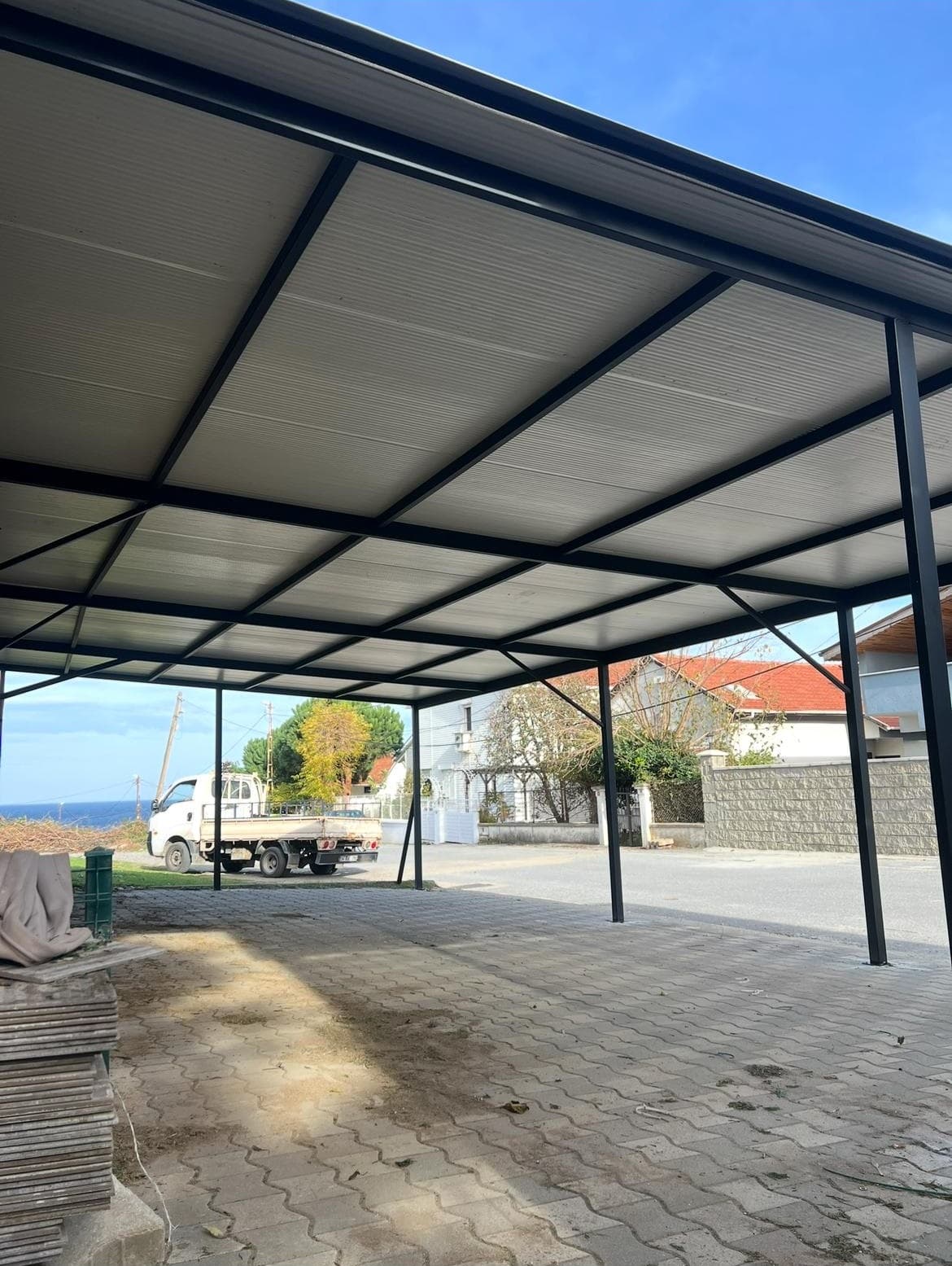 Villa Garaj Sundurma Çatı Projesi (Şile/İstanbul) thumbnail 5